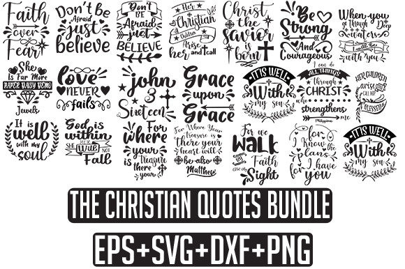 Christian SVG Bundle: 20 Designs for Creators