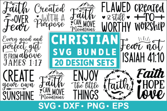 Christian SVG Bundle and Quotes for Creative Projects