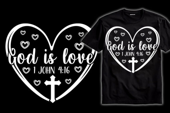 Christian T-Shirt Design Bible Verse