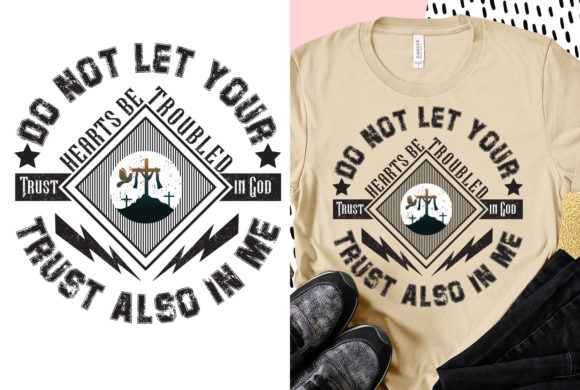 Do Not Let Your Hearts Christian Tshirt: Faith Worn with Purpose