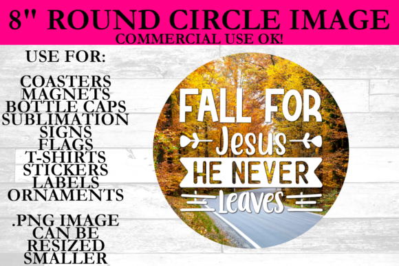 Fall for Jesus 8 Round Image: A Creative Approach to Faith-Based Visual Storytelling