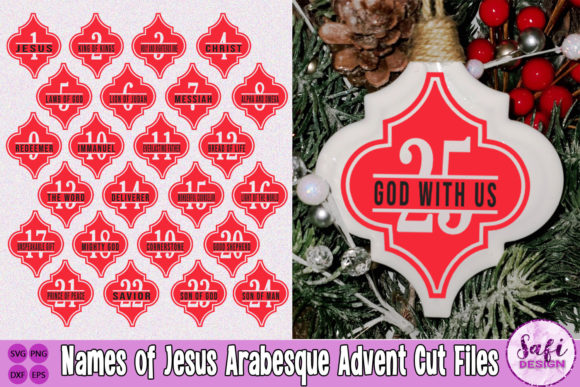 Jesus Advent Arabesque Decorations: A Sacred Fusion of Art and Faith