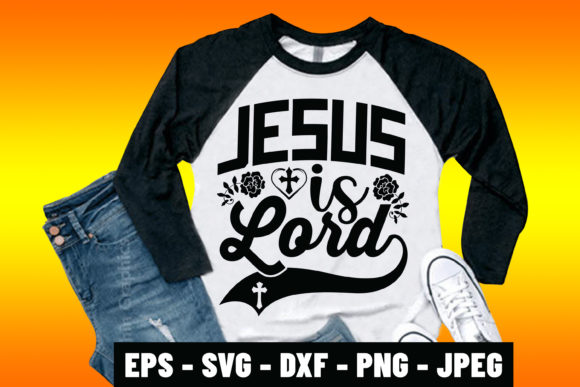 Jesus is Lord Bible Verse T-Shirt Design