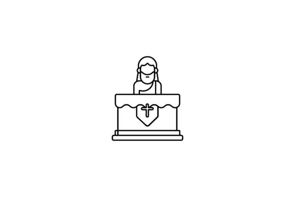 The Sacred Geometry of Simplicity: Understanding the Easter Icon Jesus Altar Line Black Aesthetic